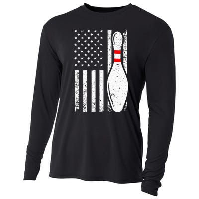 Cool Bowling Design For Women Bowler Bowling Pin Sport Cooling Performance Long Sleeve Crew