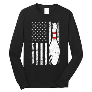 Cool Bowling Design For Men Women Bowler Bowling Pin Sport Long Sleeve Shirt