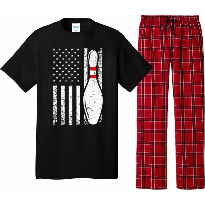 Cool Bowling Design For Men Women Bowler Bowling Pin Sport Pajama Set