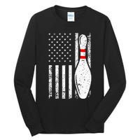 Cool Bowling Design For Men Women Bowler Bowling Pin Sport Tall Long Sleeve T-Shirt