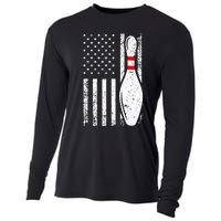 Cool Bowling Design For Men Women Bowler Bowling Pin Sport Cooling Performance Long Sleeve Crew