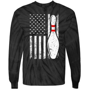 Cool Bowling Design For Men Women Bowler Bowling Pin Sport Tie-Dye Long Sleeve Shirt