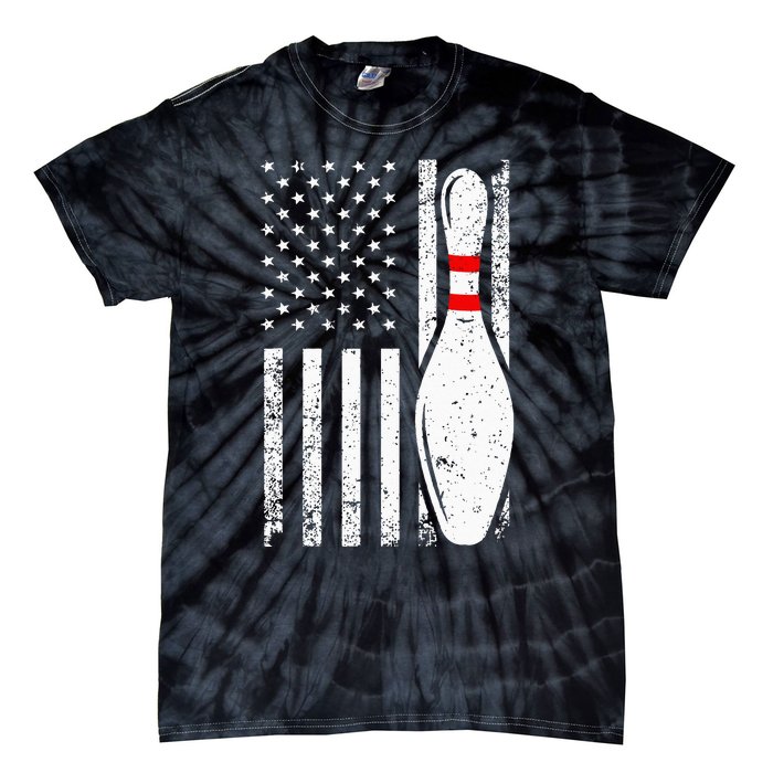 Cool Bowling Design For Men Women Bowler Bowling Pin Sport Tie-Dye T-Shirt