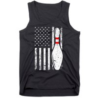 Cool Bowling Design For Men Women Bowler Bowling Pin Sport Tank Top