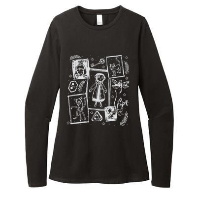 Coraline Button Doll  Coraline Movie  Coraline Crewneck  Womens CVC Long Sleeve Shirt