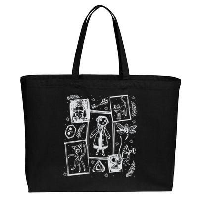 Coraline Button Doll  Coraline Movie  Coraline Crewneck  Cotton Canvas Jumbo Tote