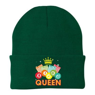 Cute Bingo Designs For Women Mom Bingo Lovers Casino Players Knit Cap Winter Beanie