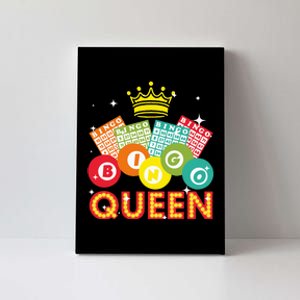 Cute Bingo Designs For Women Mom Bingo Lovers Casino Players Canvas