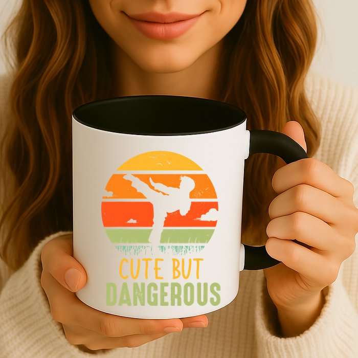 Cute But Dangerous Karate Student Trainee Karateka Master Mug
