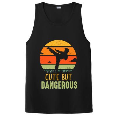 Cute But Dangerous Karate Student Trainee Karateka Master PosiCharge Competitor Tank