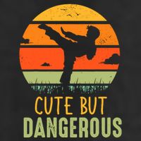 Cute But Dangerous Karate Student Trainee Karateka Master Hat
