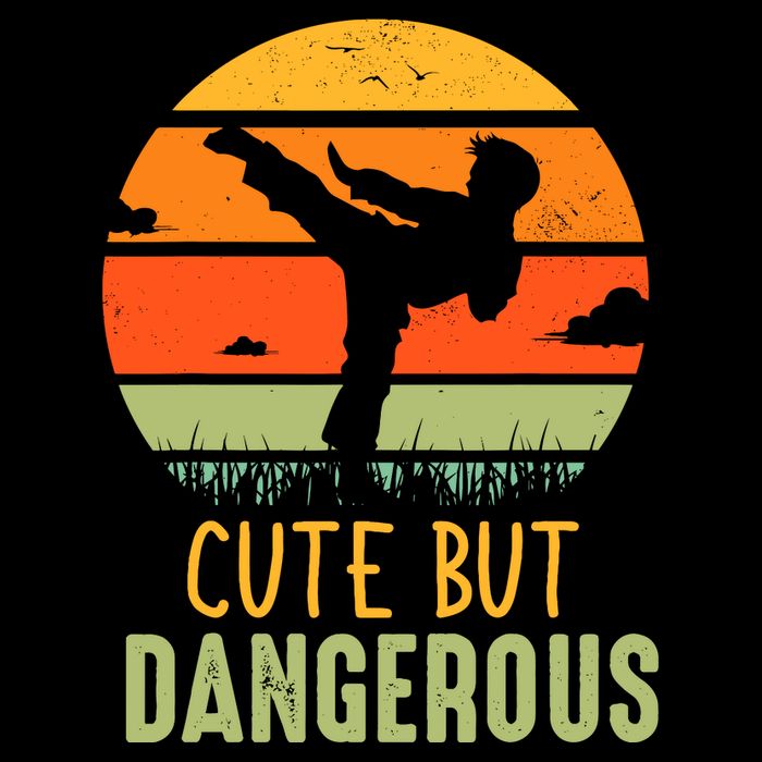 Cute But Dangerous Karate Student Trainee Karateka Master Wool Snapback Cap