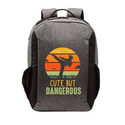 Cute But Dangerous Karate Student Trainee Karateka Master Vector Backpack