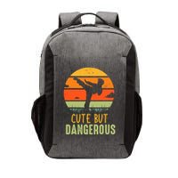 Cute But Dangerous Karate Student Trainee Karateka Master Vector Backpack