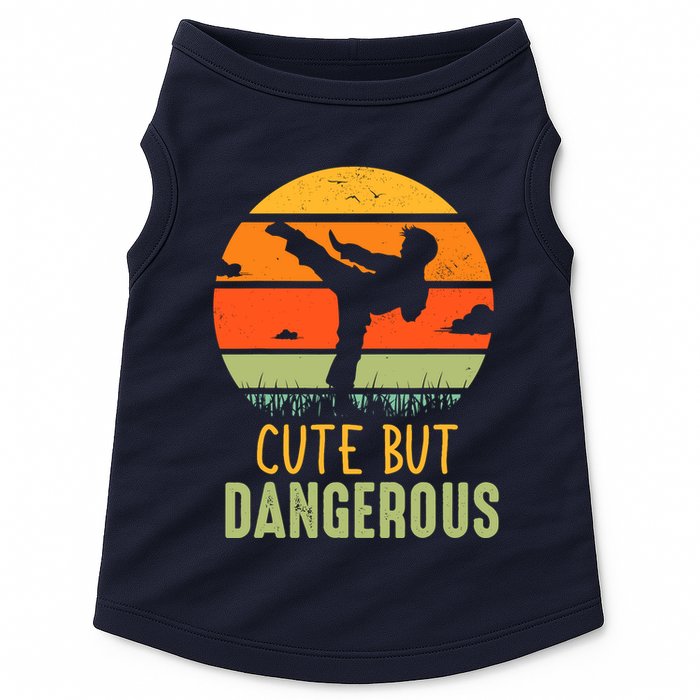 Cute But Dangerous Karate Student Trainee Karateka Master Doggie Tank