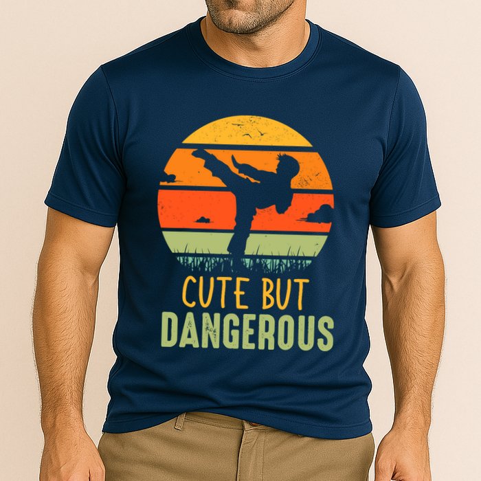Cute But Dangerous Karate Student Trainee Karateka Master Performance Shirt