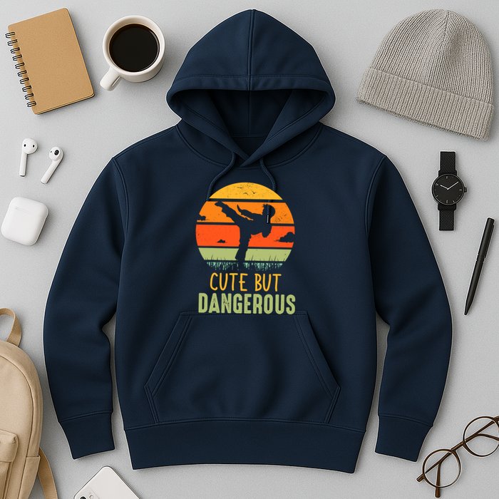 Cute But Dangerous Karate Student Trainee Karateka Master Hoodie
