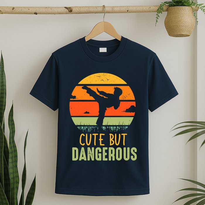Cute But Dangerous Karate Student Trainee Karateka Master T-Shirt