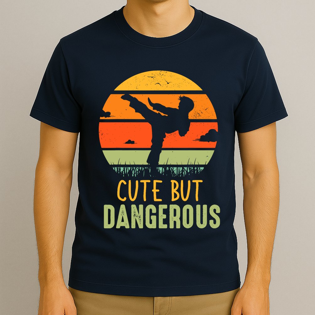 Cute But Dangerous Karate Student Trainee Karateka Master T-Shirt