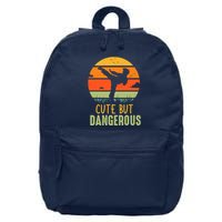 Cute But Dangerous Karate Student Trainee Karateka Master 16 in Basic Backpack