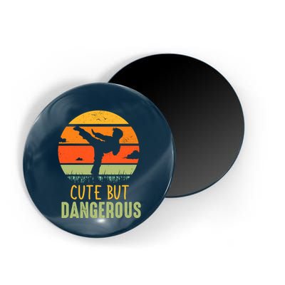 Cute But Dangerous Karate Student Trainee Karateka Master Magnet
