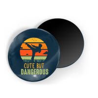 Cute But Dangerous Karate Student Trainee Karateka Master Magnet