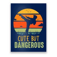 Cute But Dangerous Karate Student Trainee Karateka Master Poster