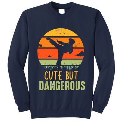 Cute But Dangerous Karate Student Trainee Karateka Master Tall Sweatshirt
