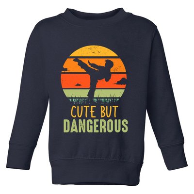 Cute But Dangerous Karate Student Trainee Karateka Master Toddler Sweatshirt