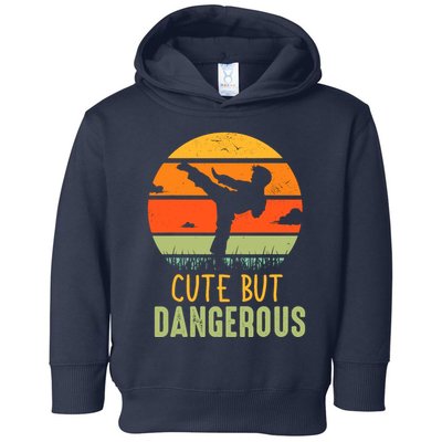 Cute But Dangerous Karate Student Trainee Karateka Master Toddler Hoodie