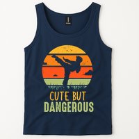 Cute But Dangerous Karate Student Trainee Karateka Master Tank Top