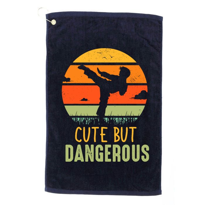 Cute But Dangerous Karate Student Trainee Karateka Master Golf Towel