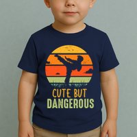 Cute But Dangerous Karate Student Trainee Karateka Master Toddler T-Shirt