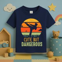 Cute But Dangerous Karate Student Trainee Karateka Master Toddler T-Shirt
