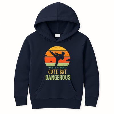 Cute But Dangerous Karate Student Trainee Karateka Master Kids Hoodie