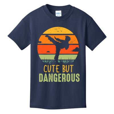 Cute But Dangerous Karate Student Trainee Karateka Master Kids T-Shirt