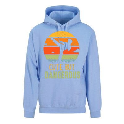 Cute But Dangerous Karate Student Trainee Karateka Master Unisex Surf Hoodie