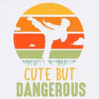 Cute But Dangerous Karate Student Trainee Karateka Master Garment-Dyed Sweatshirt
