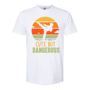 Cute But Dangerous Karate Student Trainee Karateka Master Softstyle CVC T-Shirt