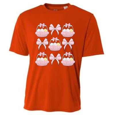 Coquette Bunny Easter Vibes Cooling Performance Crew T-Shirt