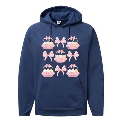 Coquette Bunny Easter Vibes Performance Fleece Hoodie