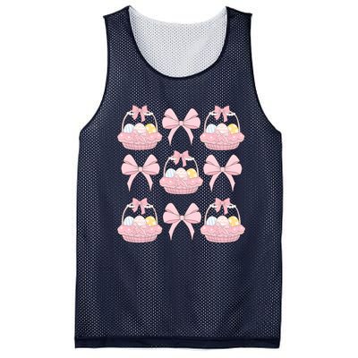 Coquette Bunny Easter Vibes Mesh Reversible Basketball Jersey Tank