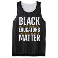 Cool Black Educators Matter Design For  Black Lover Mesh Reversible Basketball Jersey Tank