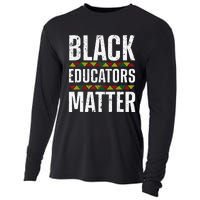 Cool Black Educators Matter Design For  Black Lover Cooling Performance Long Sleeve Crew