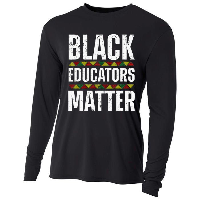 Cool Black Educators Matter Design For  Black Lover Cooling Performance Long Sleeve Crew