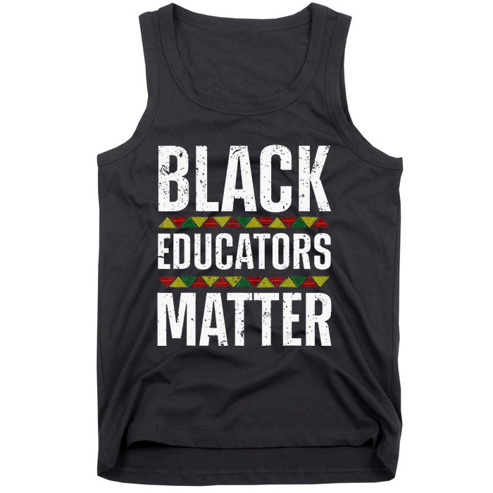 Cool Black Educators Matter Design For  Black Lover Tank Top