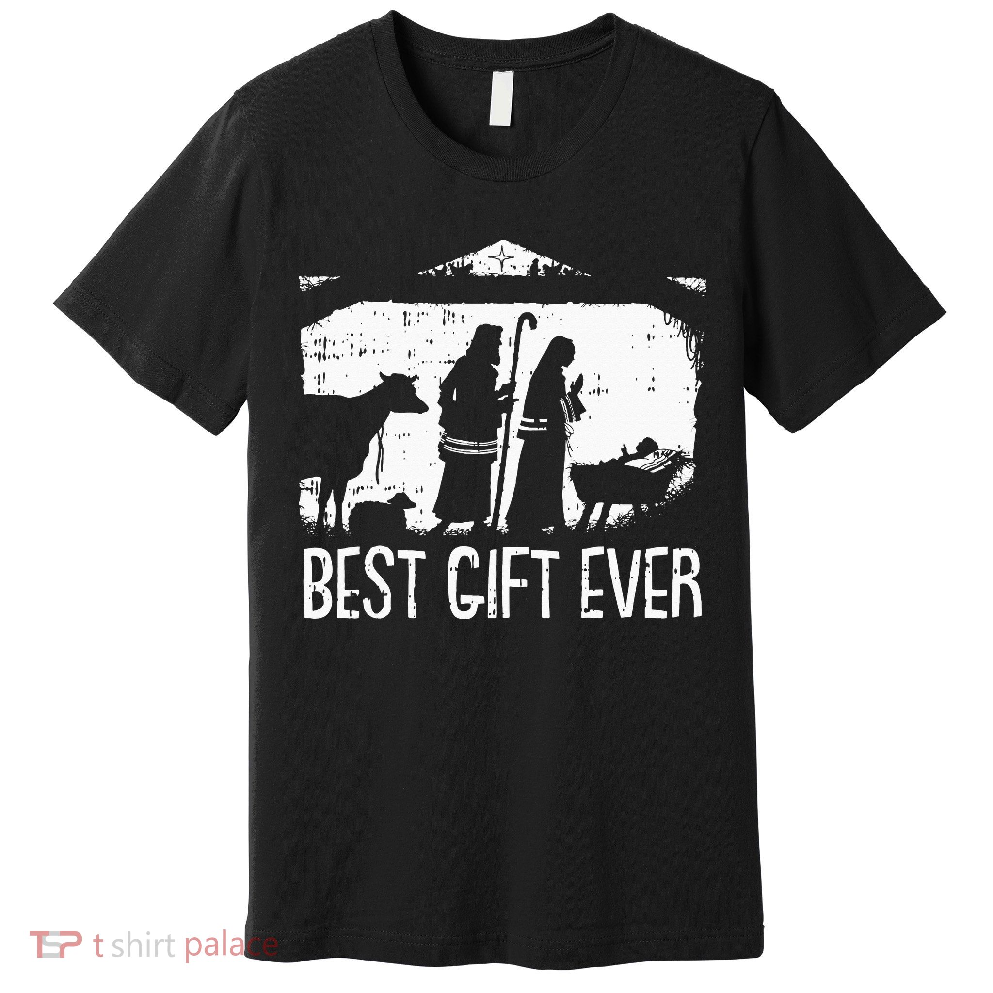 Christian Best Ever Christmas Cool Jesus Nativity Scene Premium T-Shirt