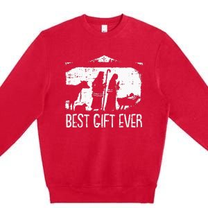 Christian Best Ever Christmas Cool Jesus Nativity Scene Premium Crewneck Sweatshirt