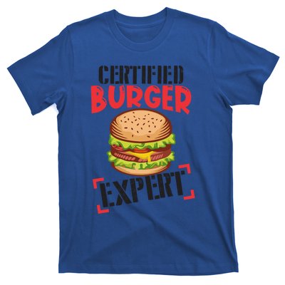 Certified Burger Expert Bbq Hamburger Backyard Grilling Gift T-Shirt