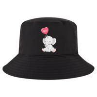 Cute Baby Elephant With Balloon Cool Comfort Performance Bucket Hat
